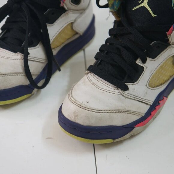 Nike Air Jordan 5 Retro Alternate Bel-Air Boys Size 11C DB3335-100 - Picture 4 of 7